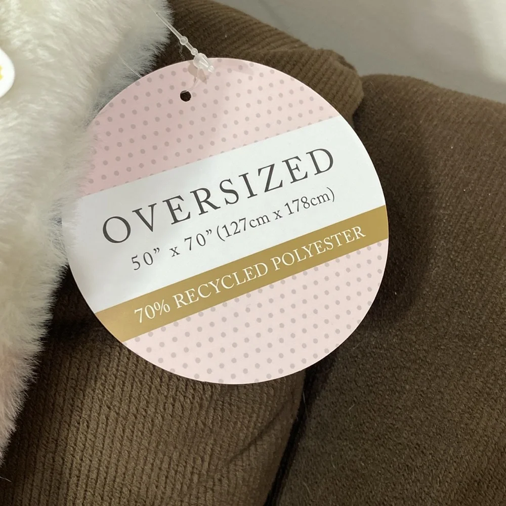 Cupcakes & Cashmere Oversized BUNNY Throw